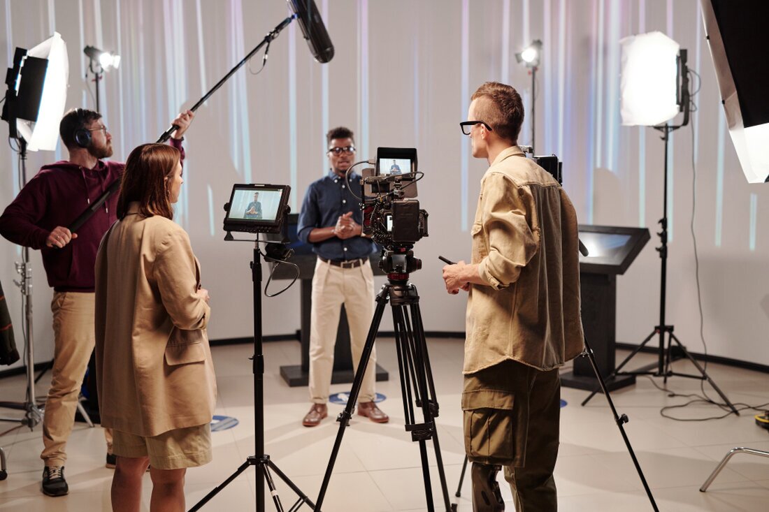 Live band with moving lights and haze